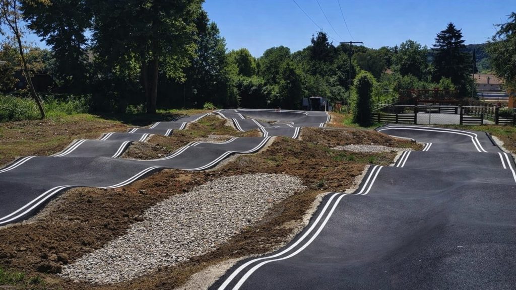 ligne pumptrack Ancy-Dornot bosses enrobé Moselle
