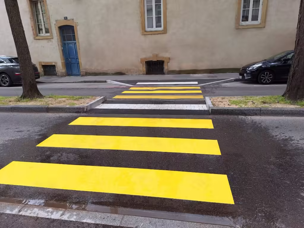 Signalisation horizontale : marquage temporaire