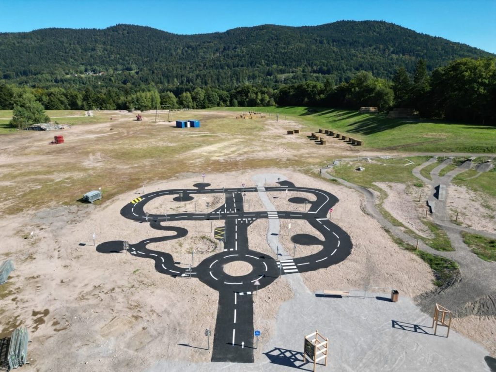 Vue aérienne de l’espace mobi’ludique