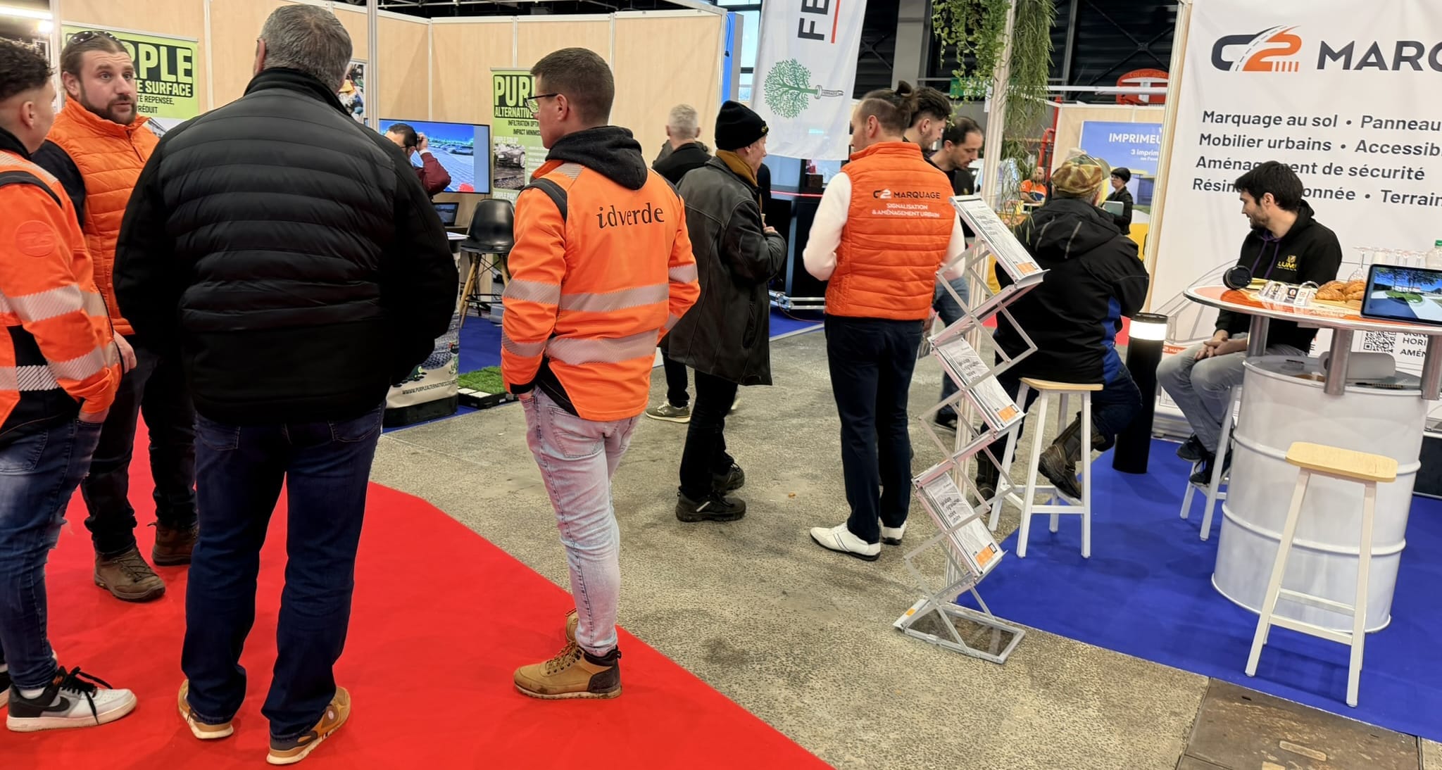 Stand C2 Marquage aux salons professionnels marquage au sol – URBEST 2026