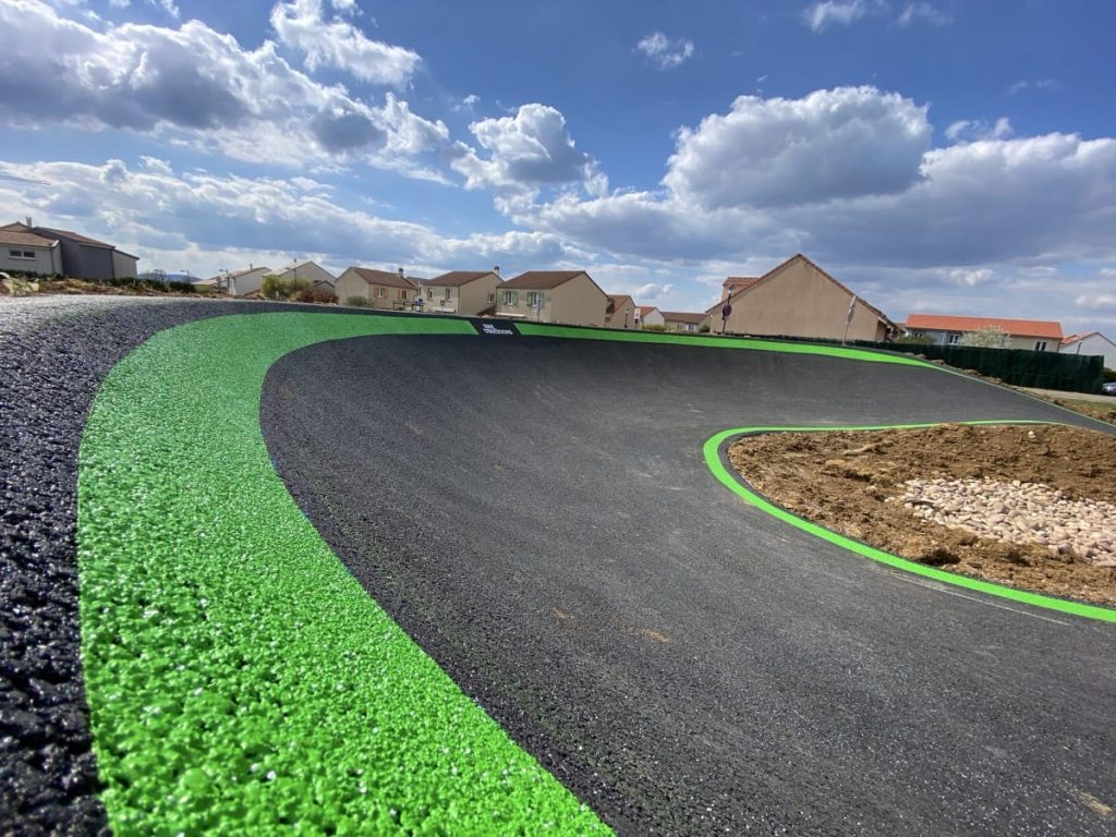 marquage au sol pumptrack sécurisation piste
