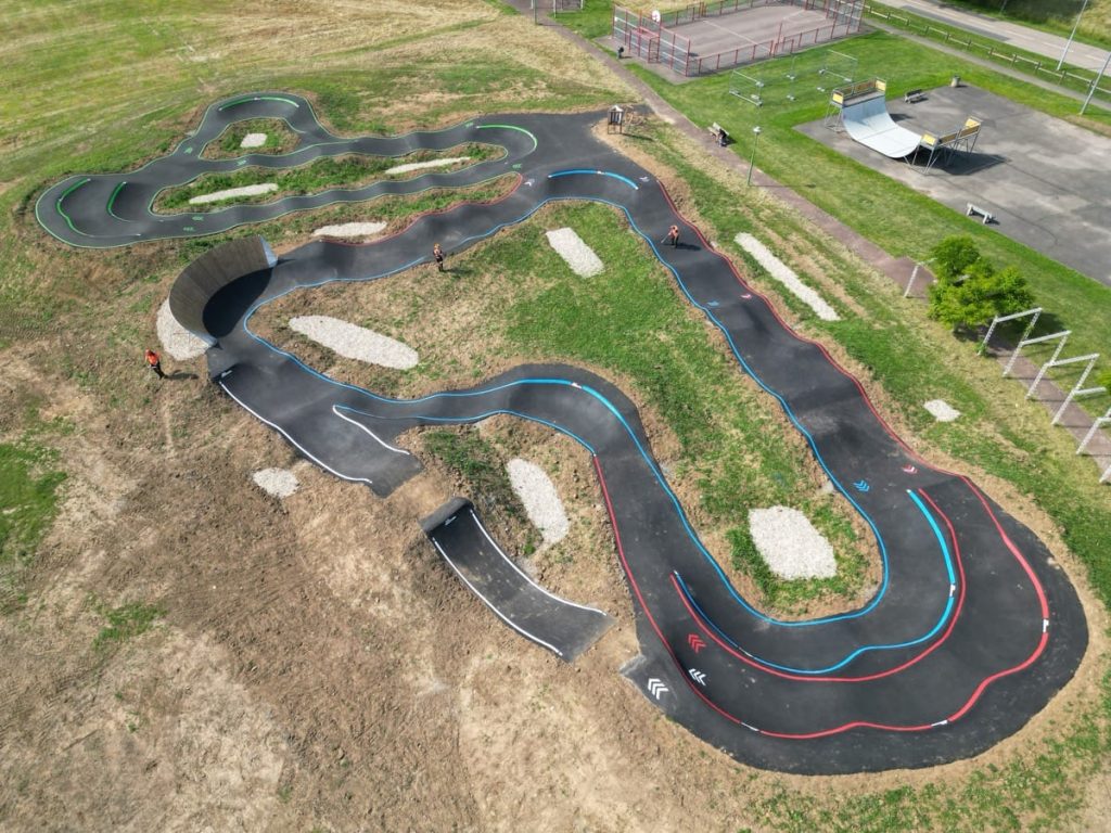 pumptrack Cattenom Moselle aménagement sportif