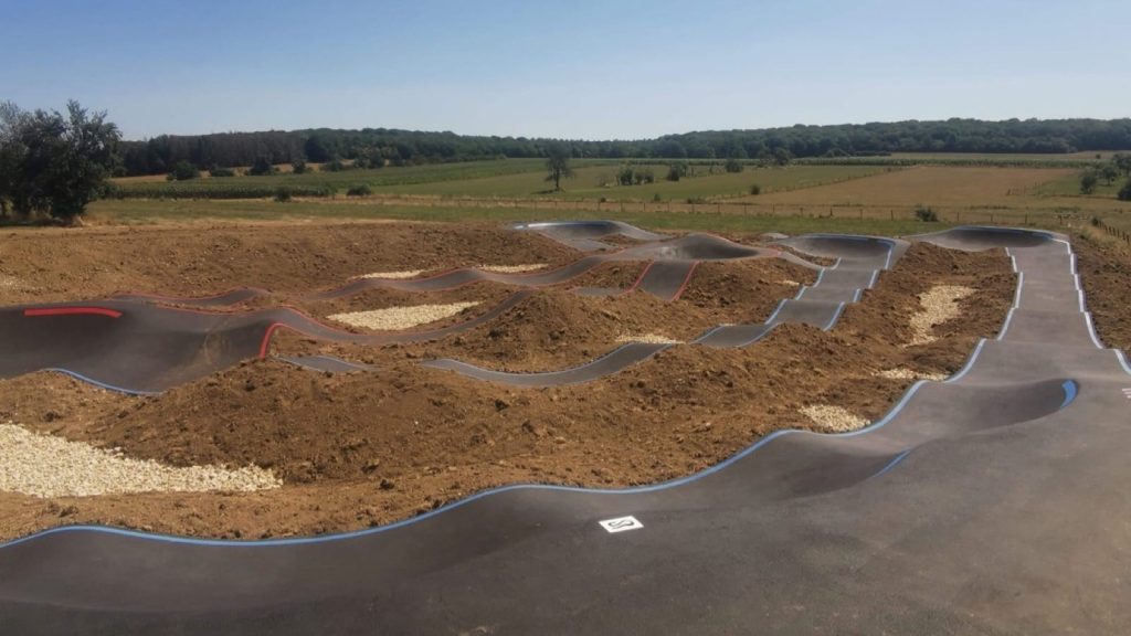 piste verte pumptrack Metzeresche niveau debutant