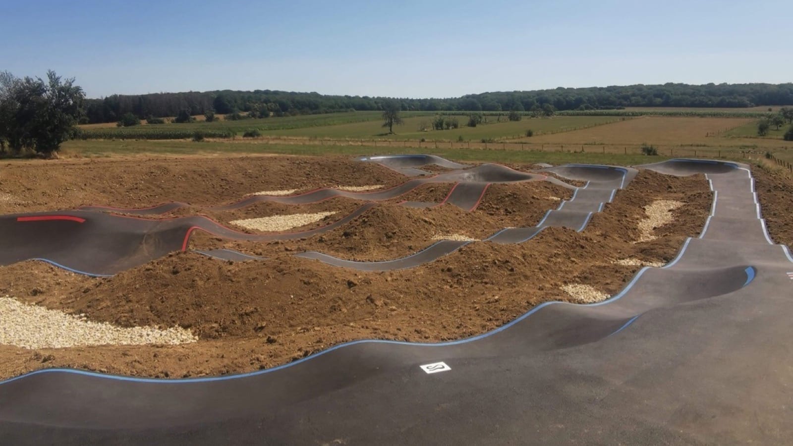 piste verte pumptrack Metzeresche niveau debutant
