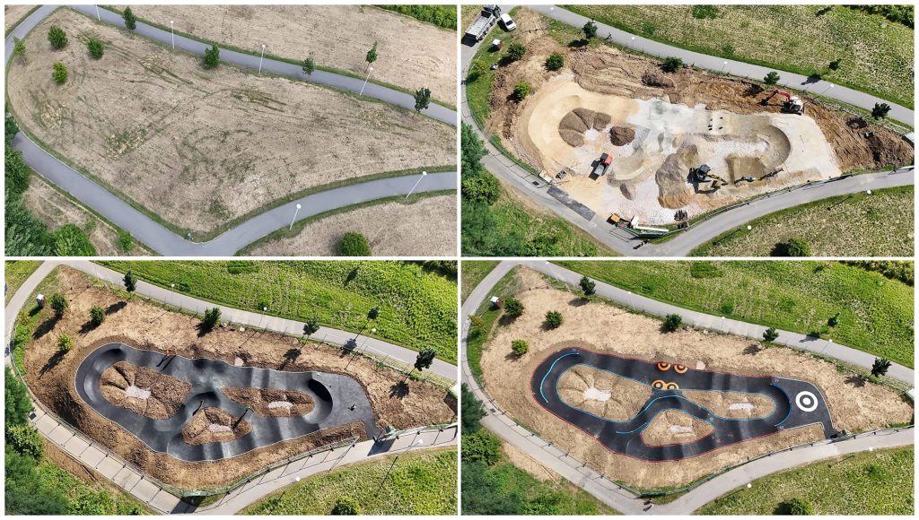 requalification terrain urbain pumptrack commune