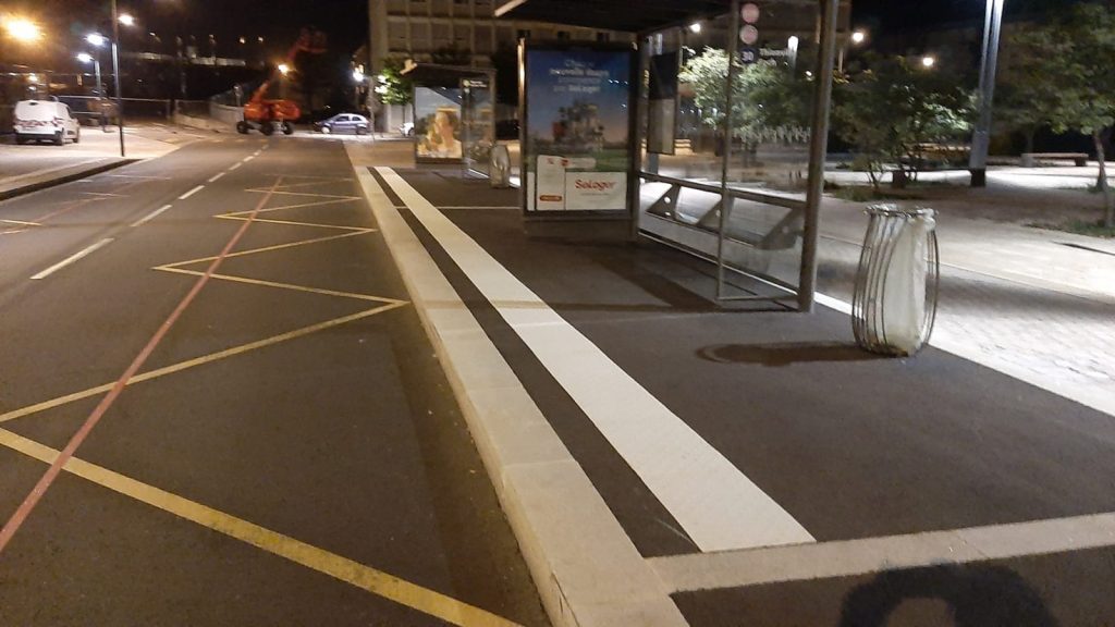 guidage podotactile voirie nuit accessibilité PMR