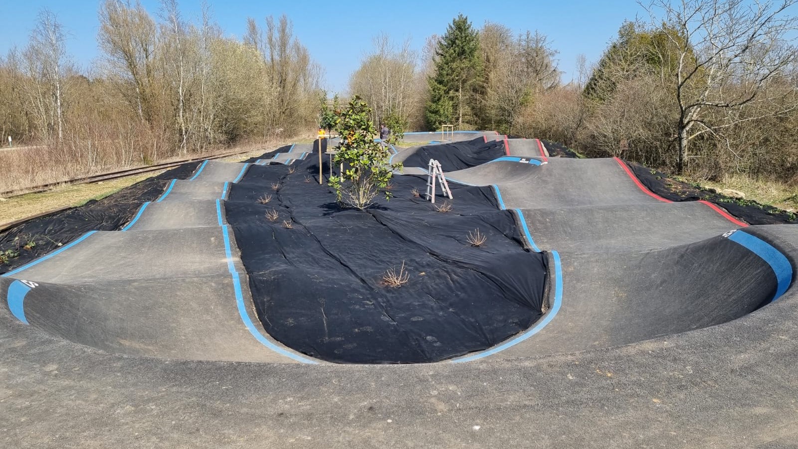 Pumptrack de Boulange (57) - Réalisation C2 MARQUAGE