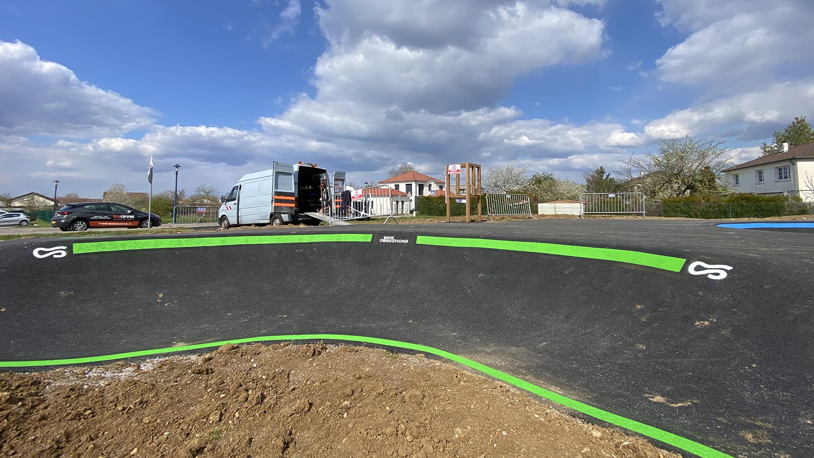 Pumptrack de Ennery (57) - Réalisation C2 MARQUAGE