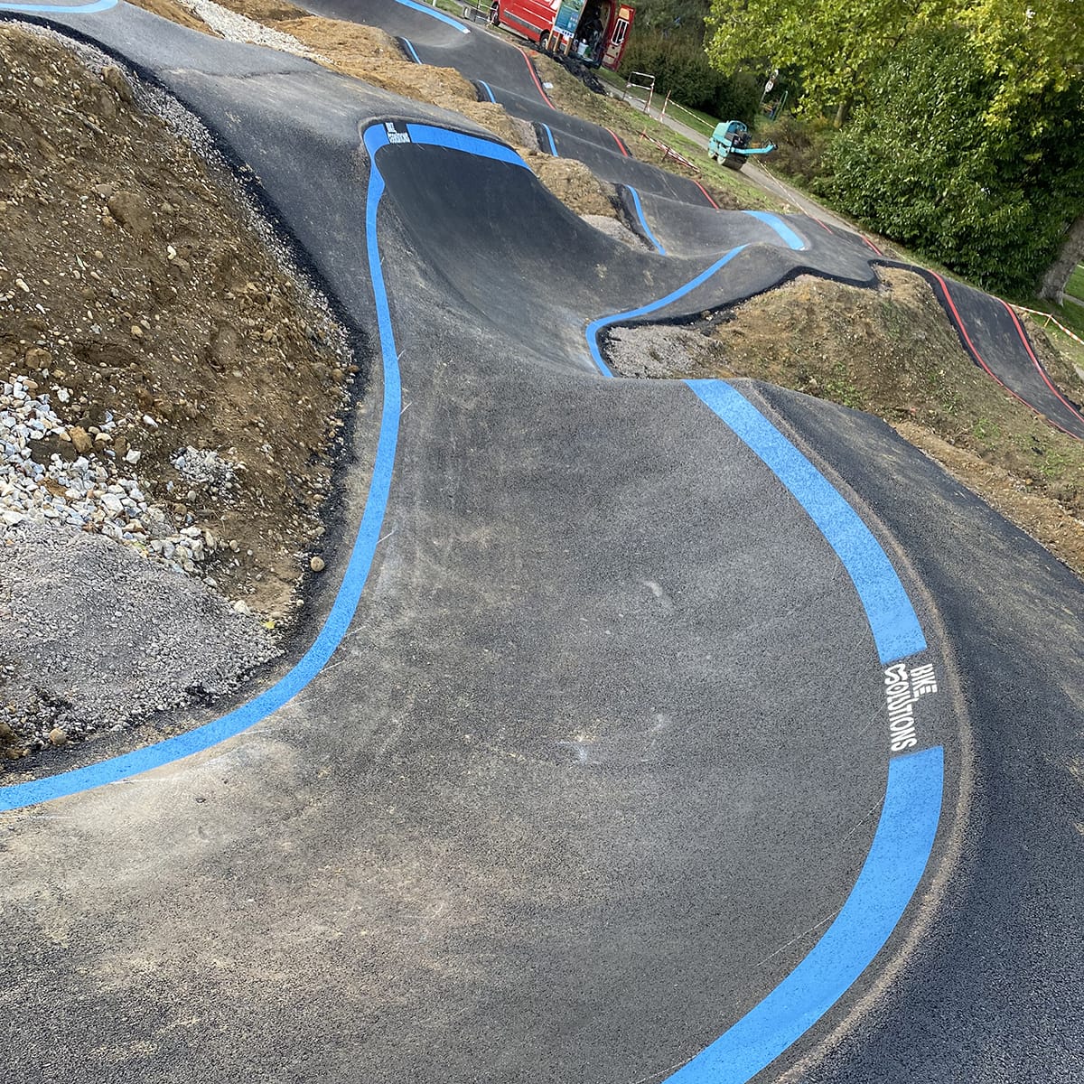 Pumptrack de Florange (57) - Réalisation C2 MARQUAGE