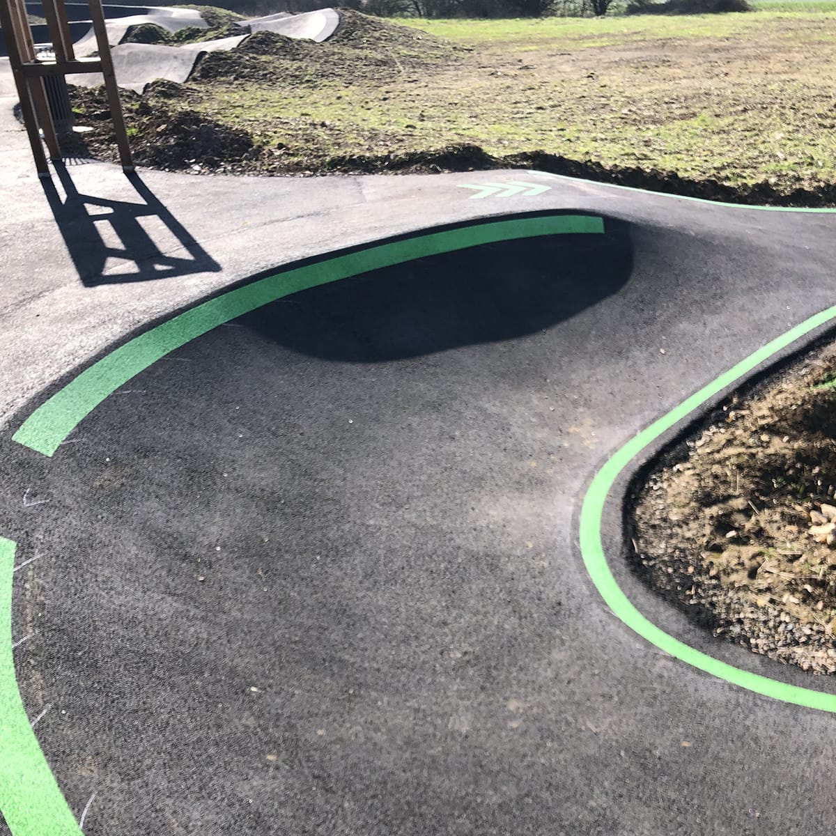 Pumptrack de Landres (54) - Réalisation C2 MARQUAGE