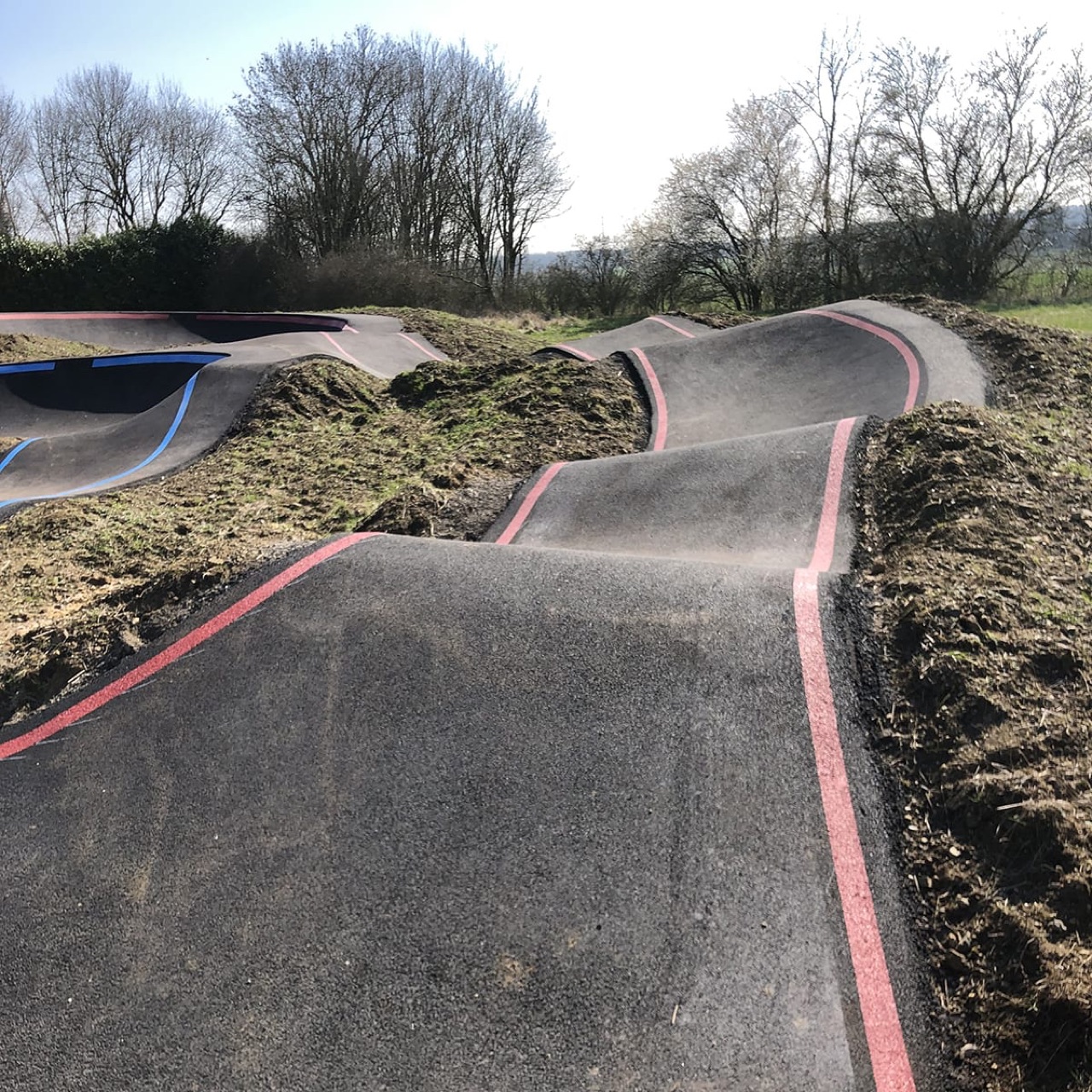 Pumptrack de Landres (54) - Réalisation C2 MARQUAGE