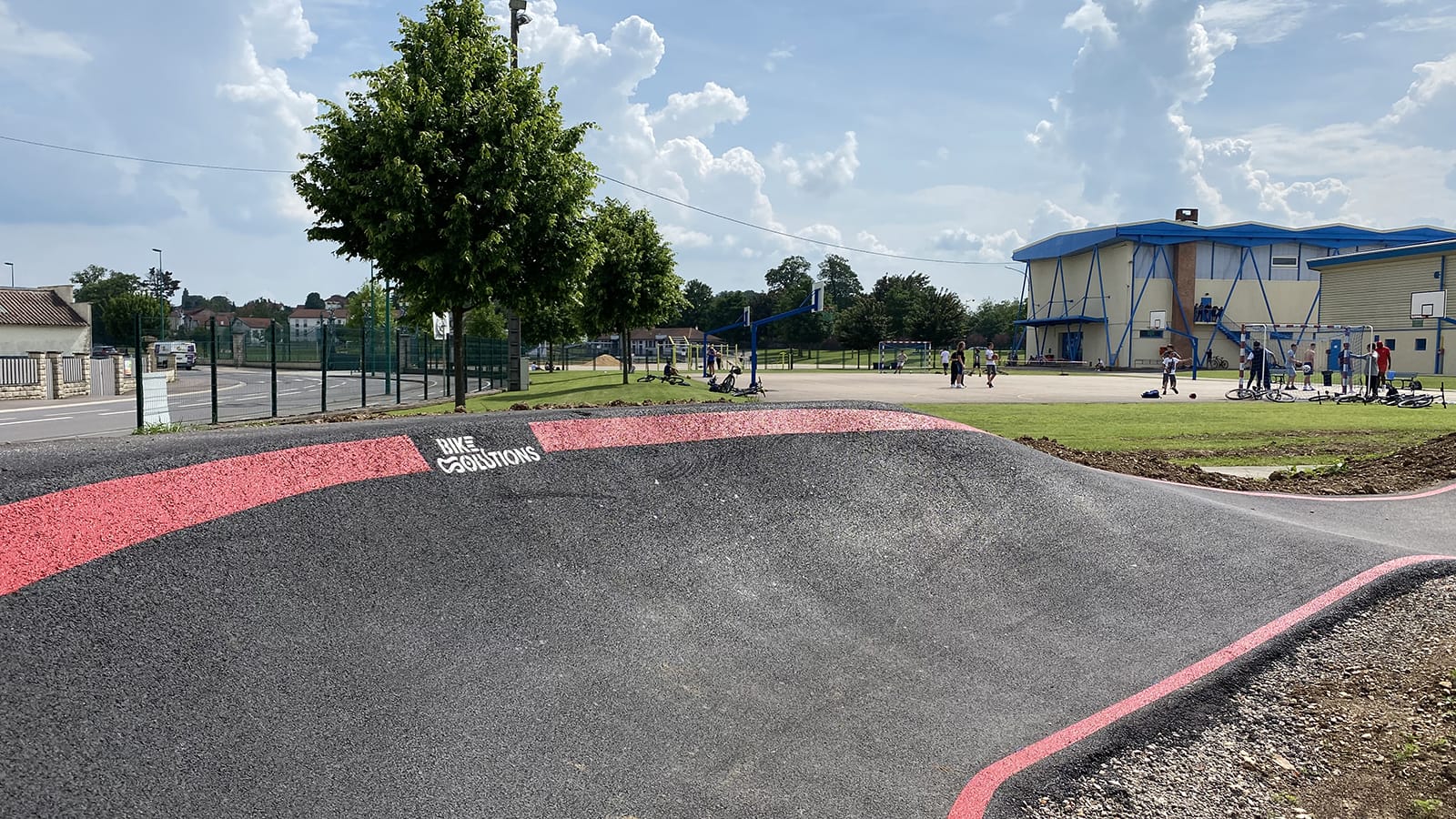 Pumptrack de Verdun (55) - Réalisation C2 MARQUAGE