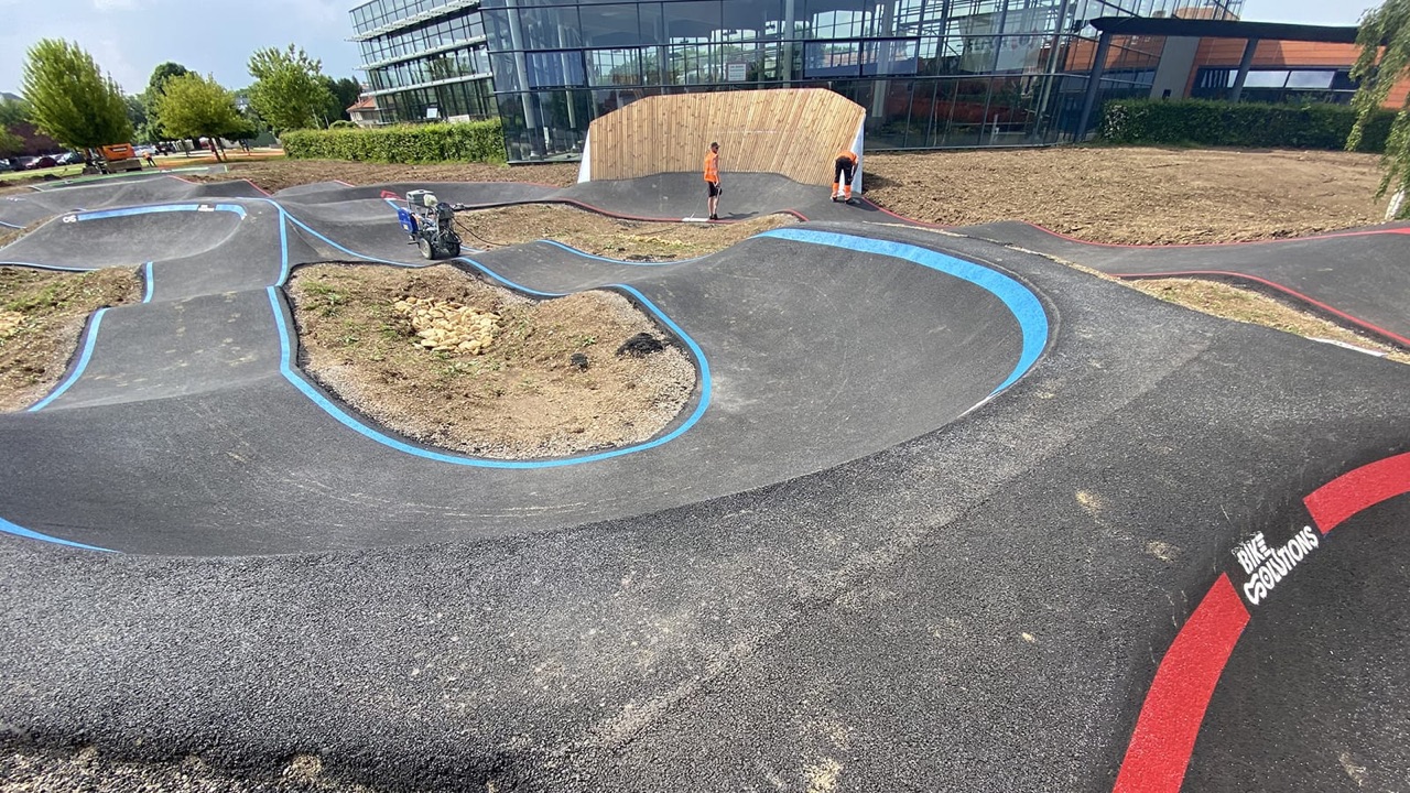 Pumptrack de Verdun (55) - Réalisation C2 MARQUAGE